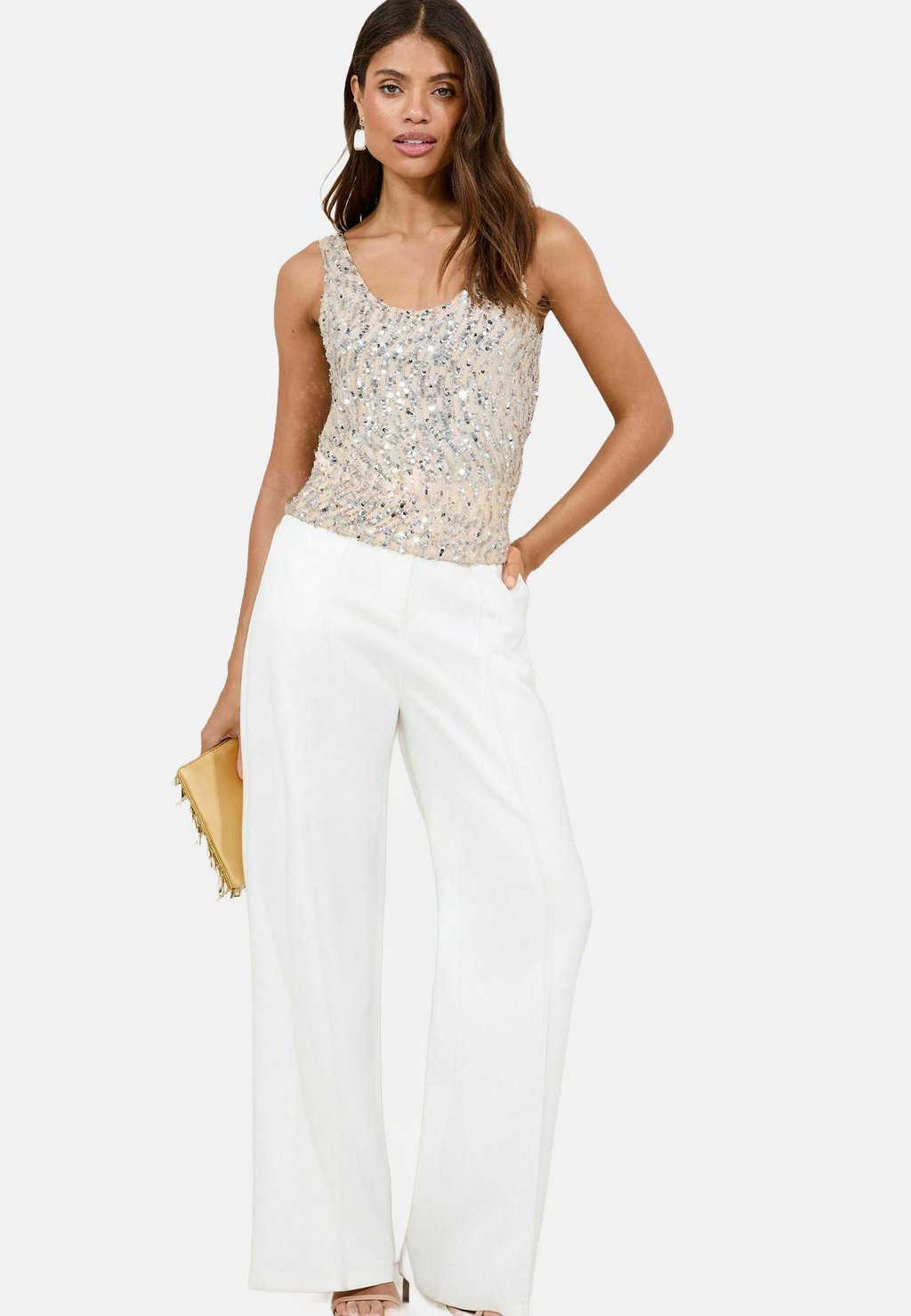 Топ REGULAR FIT Lipsy, золотой
Топ REGULAR FIT Lipsy, золотой