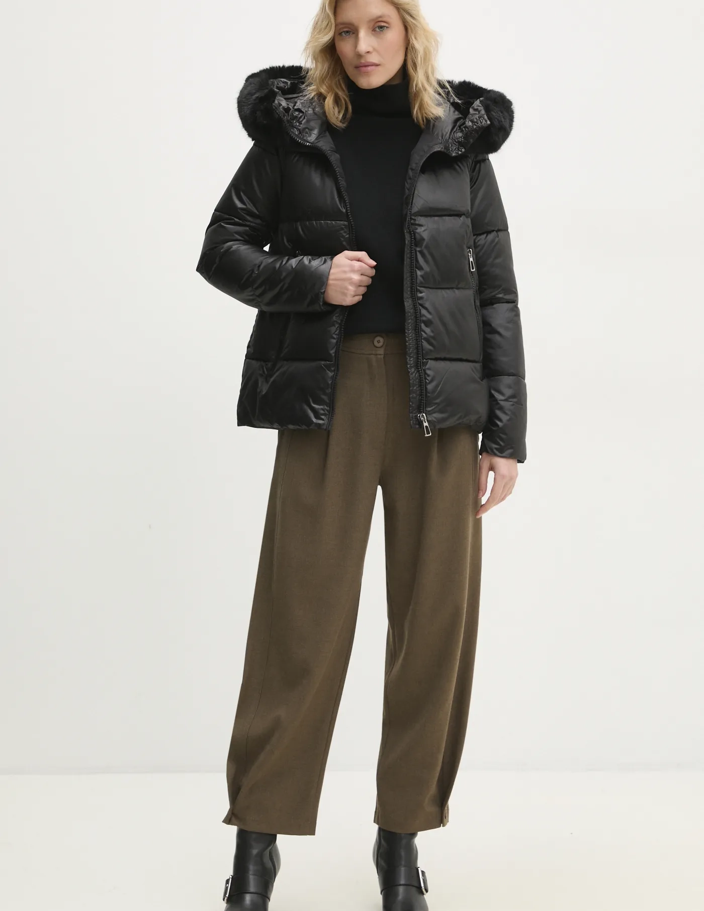 Брюки Answear Lab, зеленый 
Брюки Answear Lab, зеленый