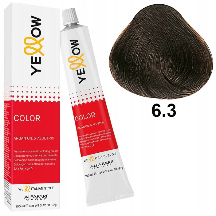 Перманентная краска Alfaparf YELLOW Color 6.3 100 мл
Перманентная краска Alfaparf YELLOW Color 6.3 100 мл