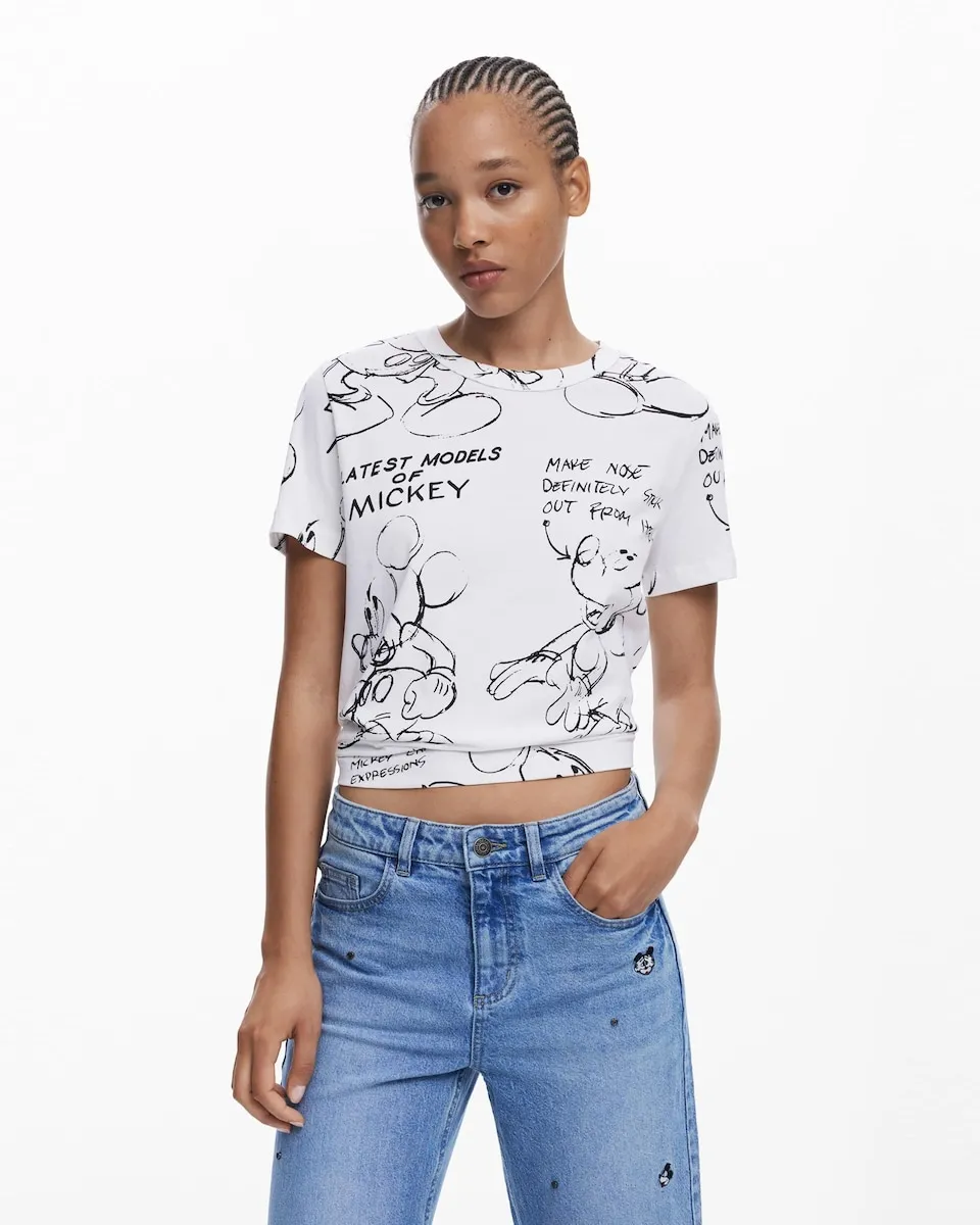 Женская футболка Mickey Sketch Desigual, белый
Женская футболка Mickey Sketch Desigual, белый