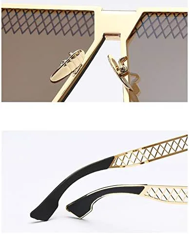 Большие солнцезащитные очки для женщин и мужчин в стиле ретро, для вождения автомобиля, защита от ультрафиолета UV400, металлические солнцезащитные очки MTZJH, Gold
Большие солнцезащитные очки для женщин и мужчин в стиле ретро, для вождения автомобиля, защита от ультрафиолета UV400, металлические солнцезащитные очки MTZJH, Gold