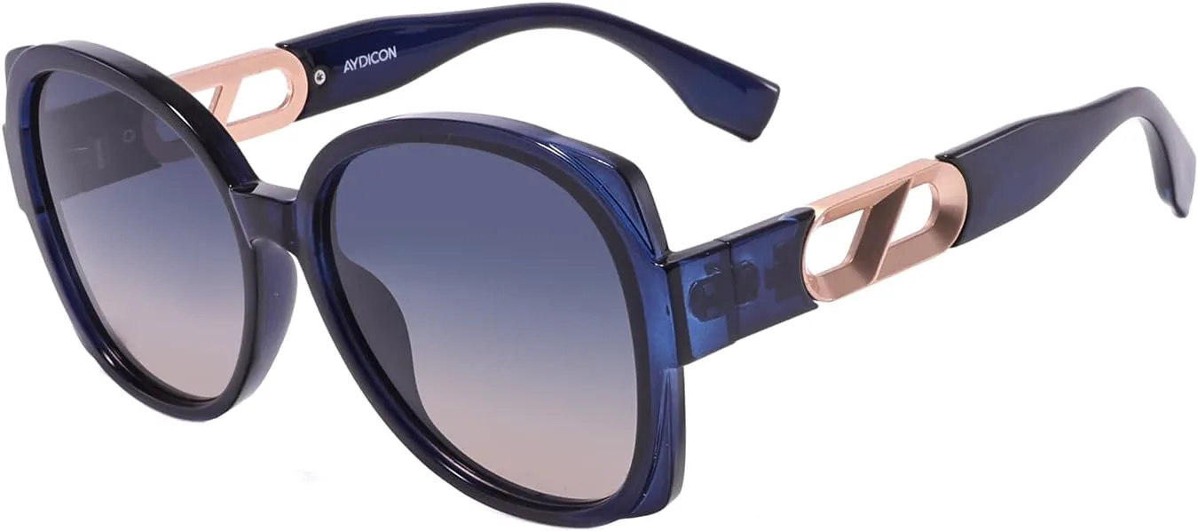 Модные женские солнцезащитные очки Trendy S.Black с круглыми линзами, поляризацией, защитой от УФ-излучения UV 400, модель TR7558 Aydicon, S.crystal Blue
Модные женские солнцезащитные очки Trendy S.Black с круглыми линзами, поляризацией, защитой от УФ-излучения UV 400, модель TR7558 Aydicon, S.crystal Blue