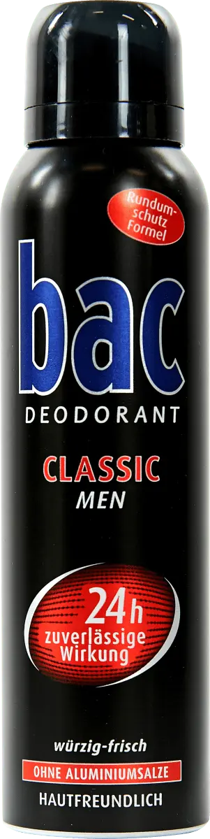 Дезодорант-спрей Классик 150 мл bac
Дезодорант-спрей Классик 150 мл bac
