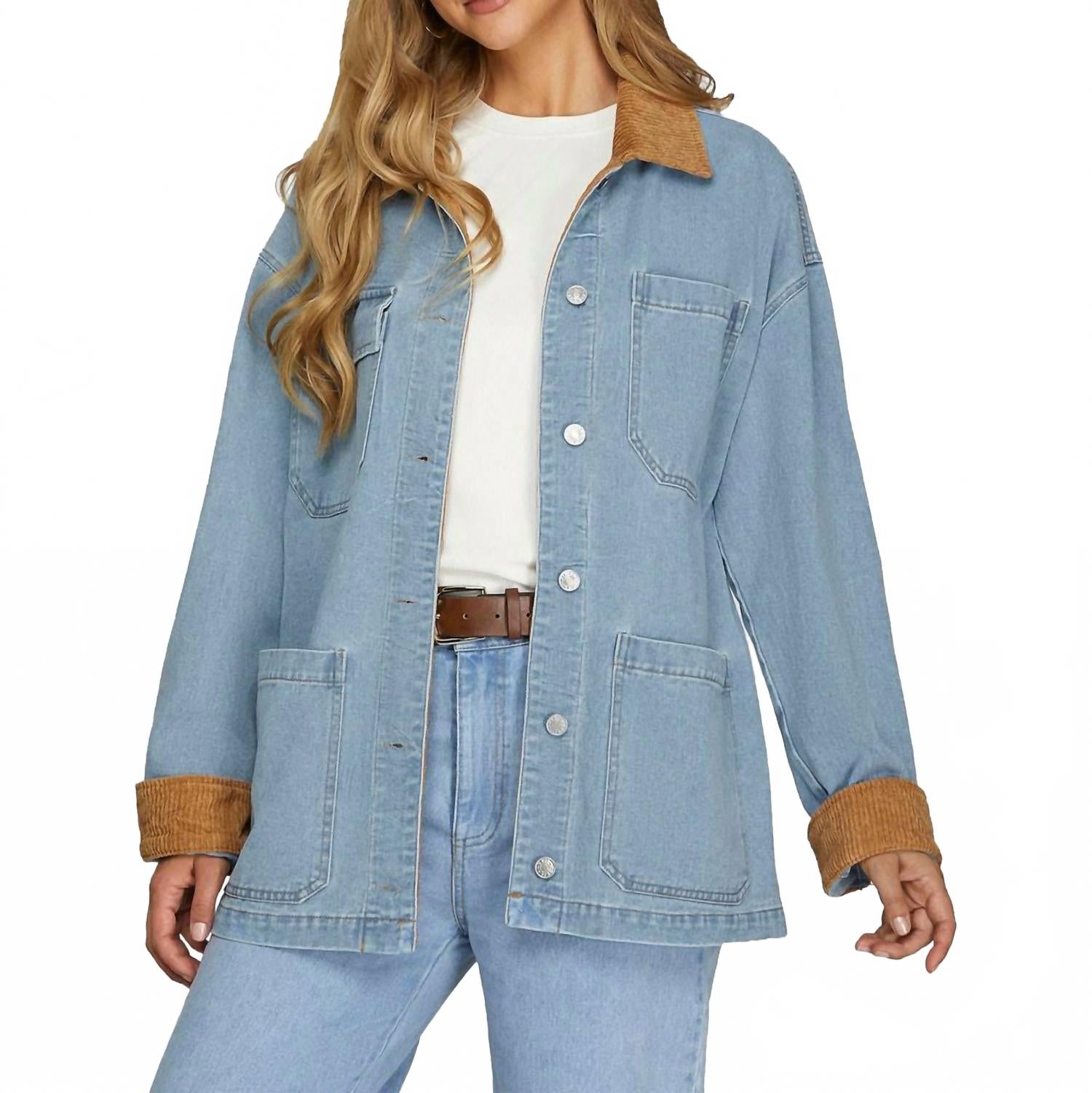 Пальто Barn цвета деним синего цвета She + Sky, Denim Blue
Пальто Barn цвета деним синего цвета She + Sky, Denim Blue