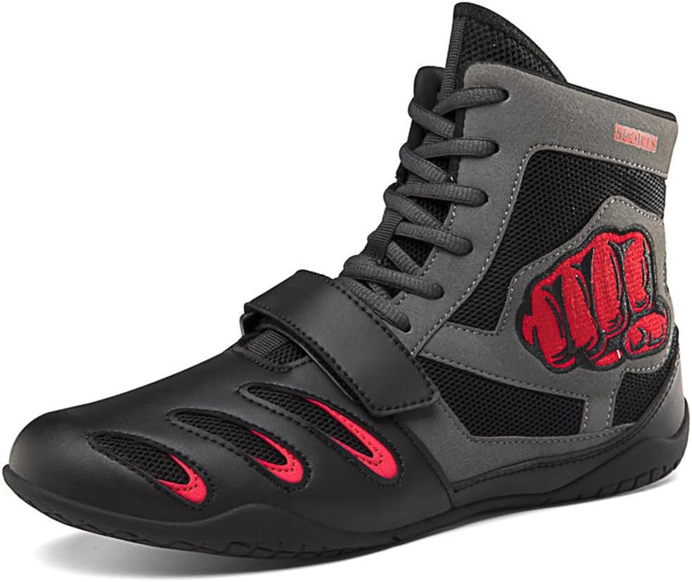 Мужские борцовки для фитнеса, тяжелой атлетики и бокса, противоскользящие, комфортные, для тхэквондо, каратэ и боевых искусств, высокие тренировочные кроссовки Hiuzylqx, серый
Мужские борцовки для фитнеса, тяжелой атлетики и бокса, противоскользящие, комфортные, для тхэквондо, каратэ и боевых искусств, высокие тренировочные кроссовки Hiuzylqx, серый