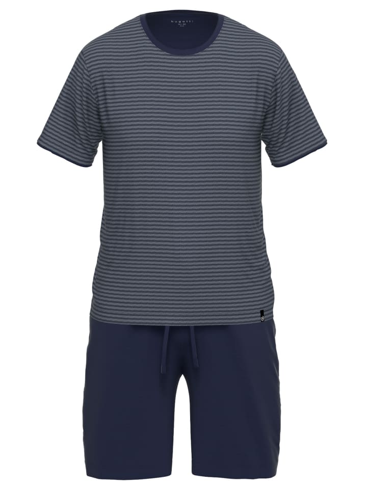 Bugatti Короткие шорты "Венеция" в сине-темную полоску
Bugatti Короткие шорты "Венеция" в сине-темную полоску