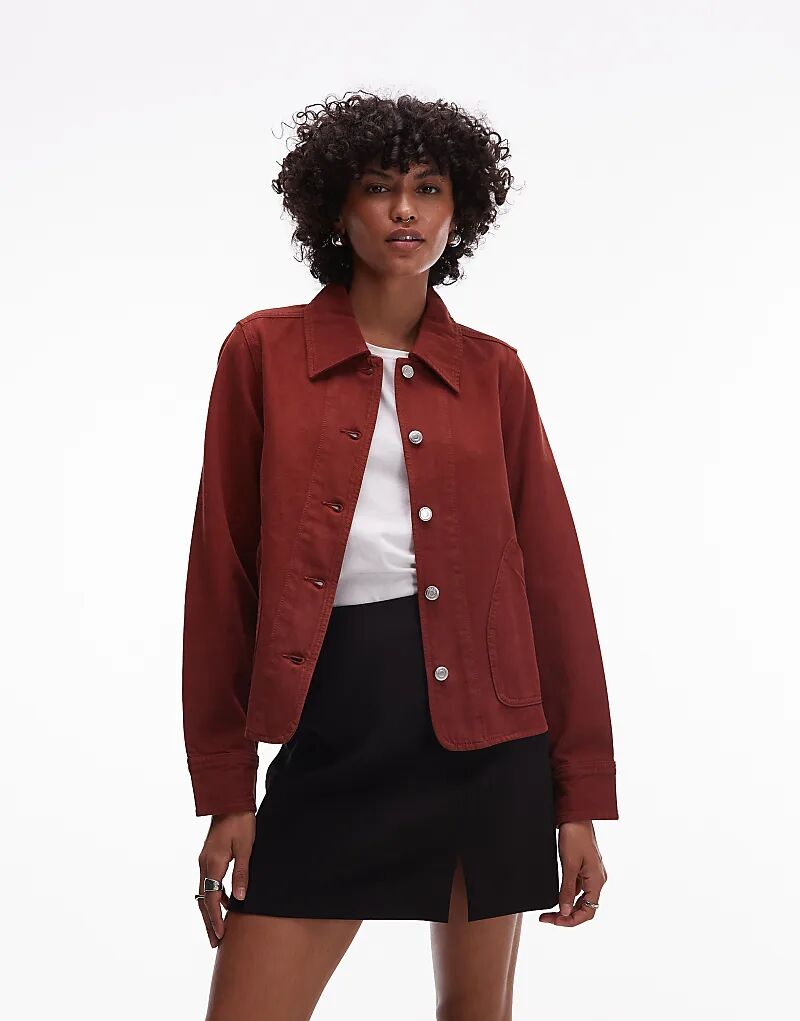 Куртка ARKET из перекрашенного денима с контрастным воротником цвета ржавчины
Куртка ARKET из перекрашенного денима с контрастным воротником цвета ржавчины