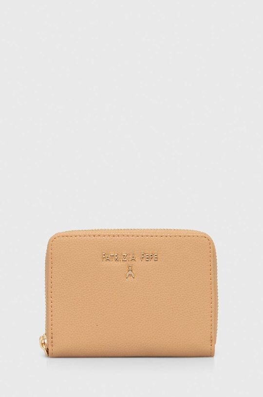 Кожаный кошелек Patrizia Pepe, бежевый
Кожаный кошелек Patrizia Pepe, бежевый