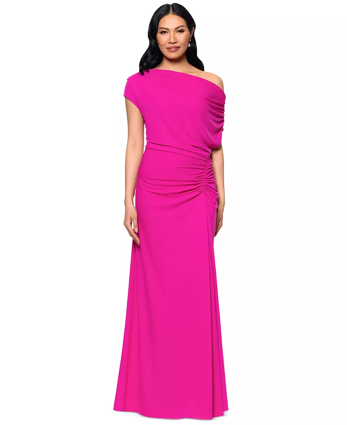 Женское асимметричное платье с драпировкой Betsy & Adam, розовый
Женское асимметричное платье с драпировкой Betsy & Adam, розовый