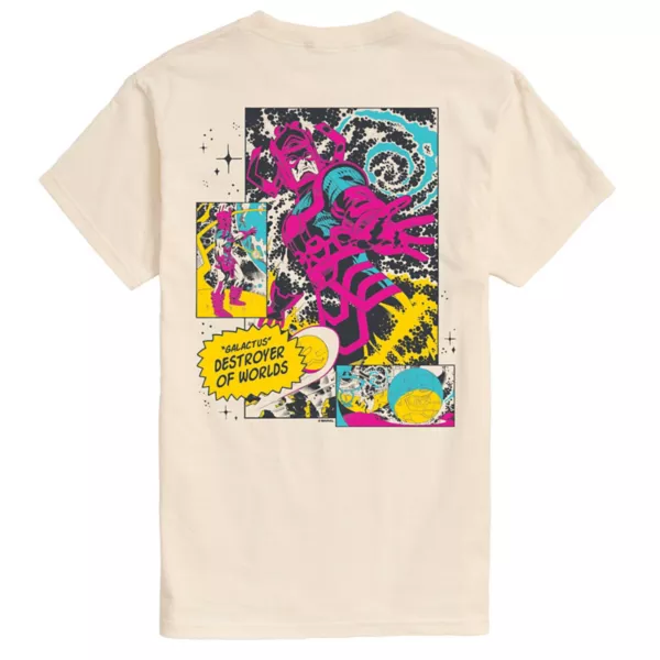 Мужская футболка с комиксом "Фантастическая четверка" и Галактусом Marvel, бежевый
Мужская футболка с комиксом "Фантастическая четверка" и Галактусом Marvel, бежевый