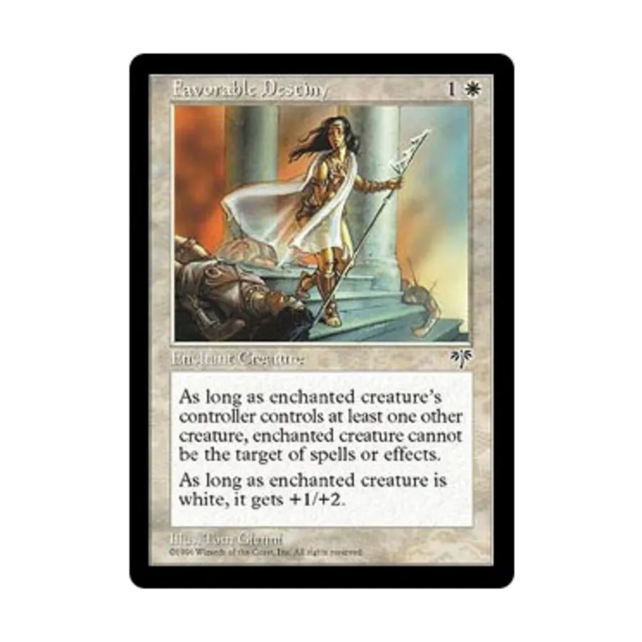 CCG Благоприятная судьба (U), MTG - Mirage 
CCG Благоприятная судьба (U), MTG - Mirage