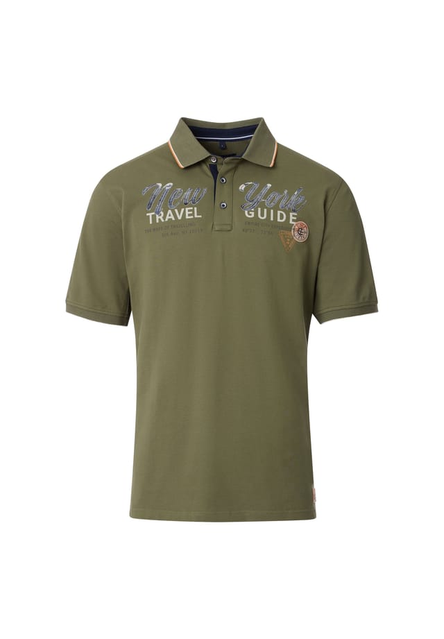 Простая рубашка поло Casamoda, зеленый
Простая рубашка поло Casamoda, зеленый