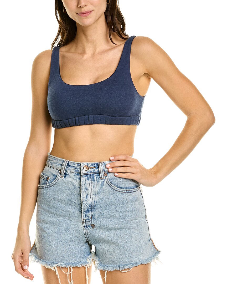 DONNI. Спортивный бюстгальтер из флиса, синий
DONNI. Спортивный бюстгальтер из флиса, синий