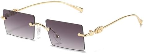 Солнцезащитные очки без оправы прямоугольной формы для женщин и мужчин, оттенки чайного синего с градиентом, защита от ультрафиолета UV400, ретро-очки без оправы MTZJH, 2
Солнцезащитные очки без оправы прямоугольной формы для женщин и мужчин, оттенки чайного синего с градиентом, защита от ультрафиолета UV400, ретро-очки без оправы MTZJH, 2