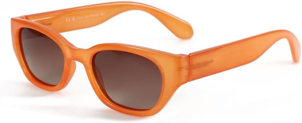 Солнцезащитные очки ZENOTTIC «Кошачий глаз» для женщин, поляризованные, с защитой от УФ-излучения UV400, узкие ретро-очки для небольшого лица, модные солнцезащитные очки, Orange
Солнцезащитные очки ZENOTTIC «Кошачий глаз» для женщин, поляризованные, с защитой от УФ-излучения UV400, узкие ретро-очки для небольшого лица, модные солнцезащитные очки, Orange