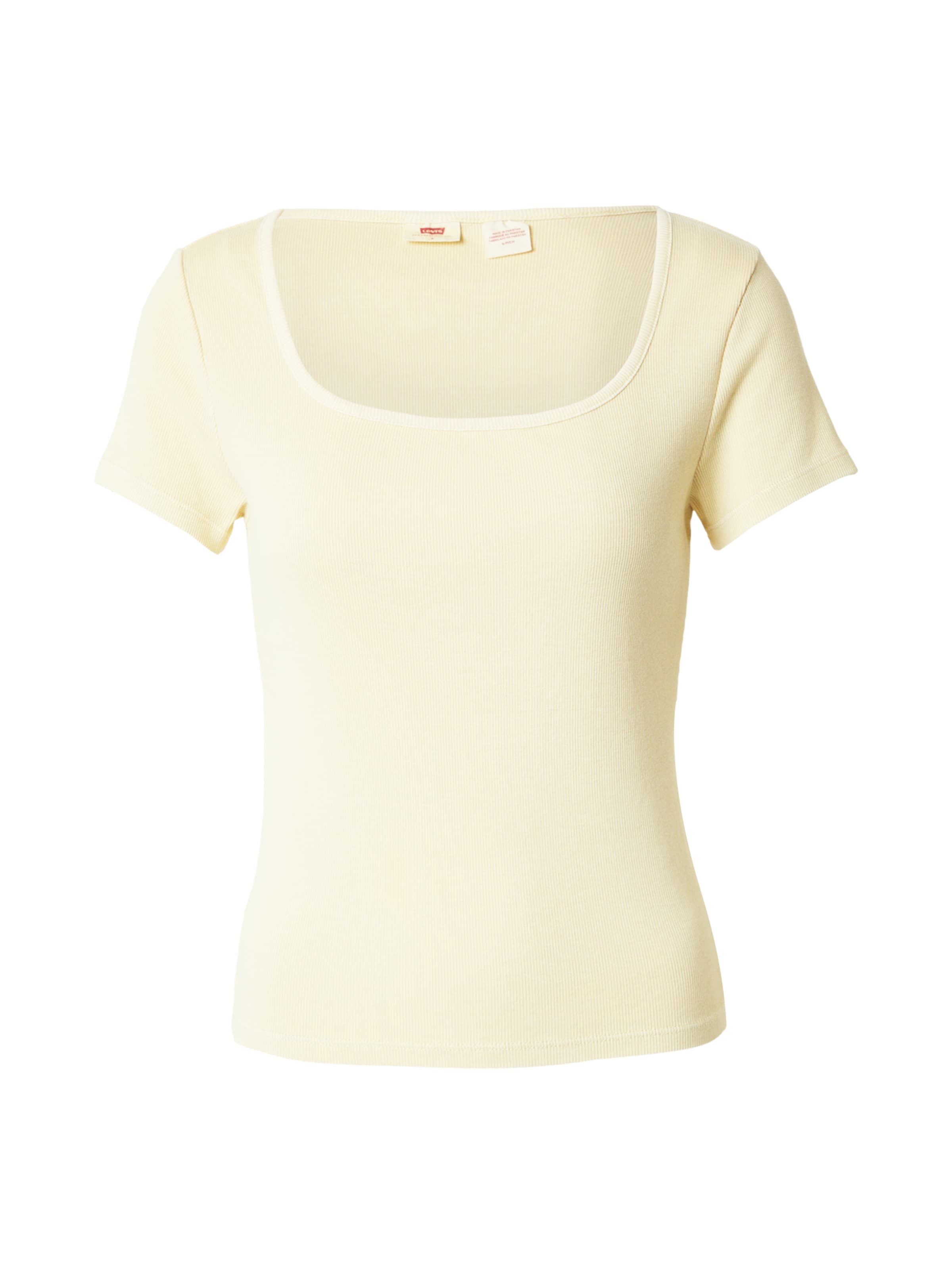 LEVI'S Футболка 'Essential Square Neck Tee' в пастельно-желтом цвете
LEVI'S Футболка 'Essential Square Neck Tee' в пастельно-желтом цвете