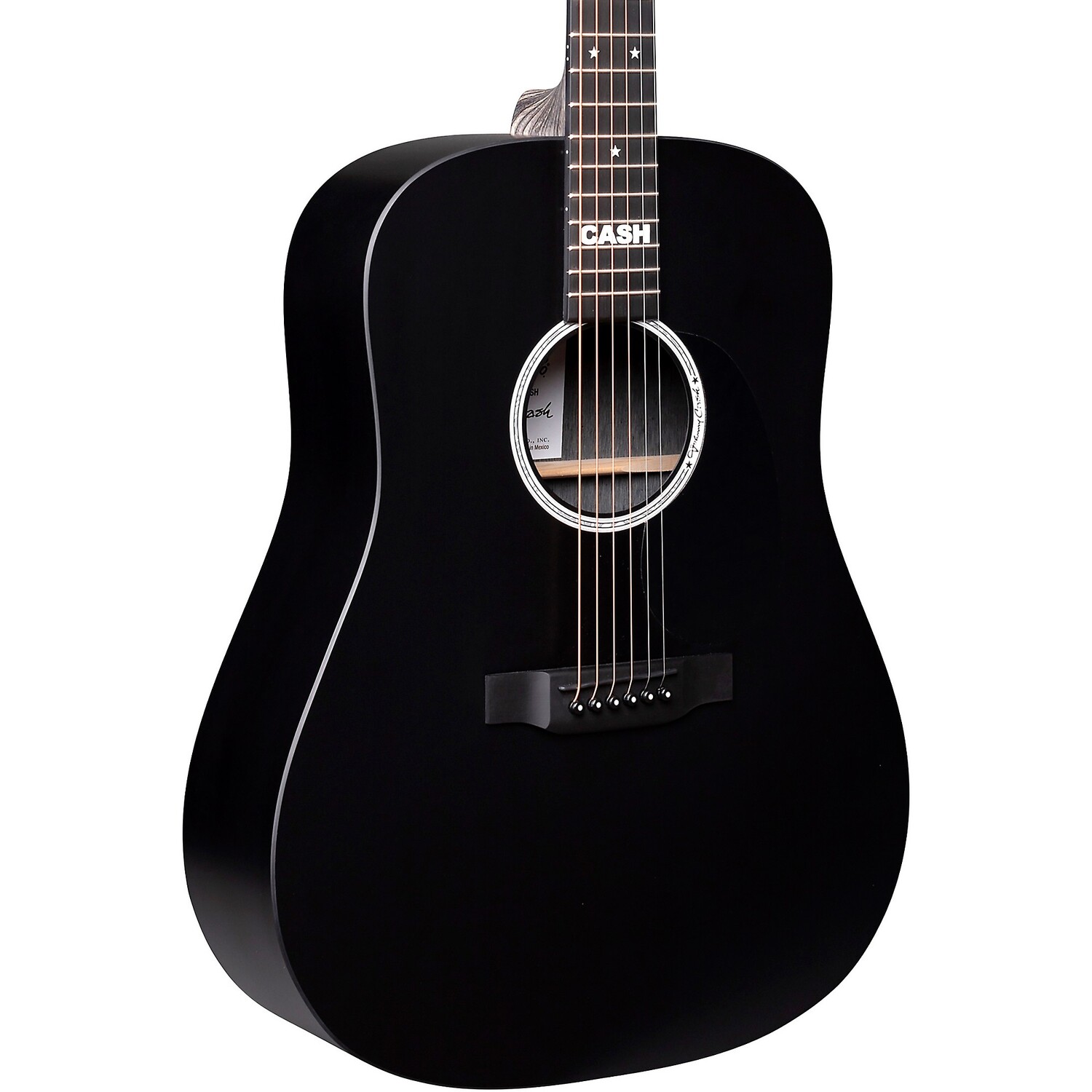 Акустически-электрическая гитара Martin DX Johnny Cash Signature Dreadnought, черная
Акустически-электрическая гитара Martin DX Johnny Cash Signature Dreadnought, черная