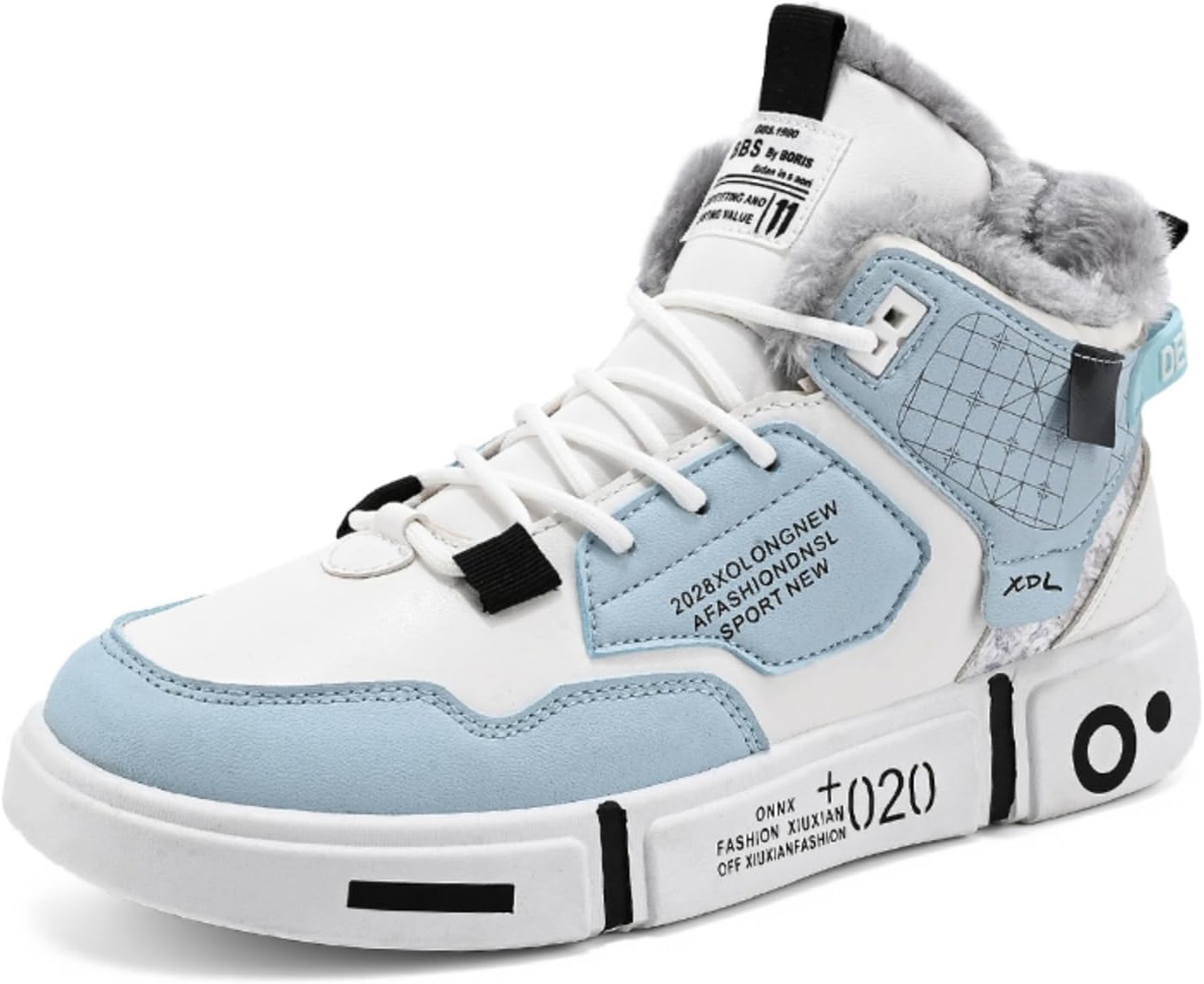 Мужские высокие кроссовки с флисовой подкладкой: стильные и удобные теннисные кроссовки, обувь для прогулок, смелые текстовые детали- супер-теплая подкладка, подходит для повседневной носки и холодной погоды Khwfjas, синий
Мужские высокие кроссовки с флисовой подкладкой: стильные и удобные теннисные кроссовки, обувь для прогулок, смелые текстовые детали- супер-теплая подкладка, подходит для повседневной носки и холодной погоды Khwfjas, синий