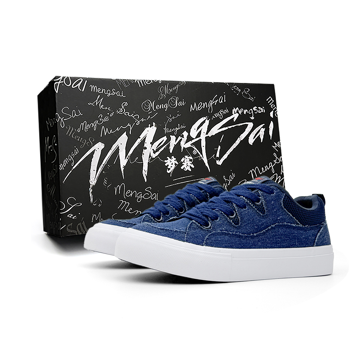 Mengsai Низкие износостойкие кроссовки Coverage для скейтбординга, мужские, джинсовые, синие
Mengsai Низкие износостойкие кроссовки Coverage для скейтбординга, мужские, джинсовые, синие