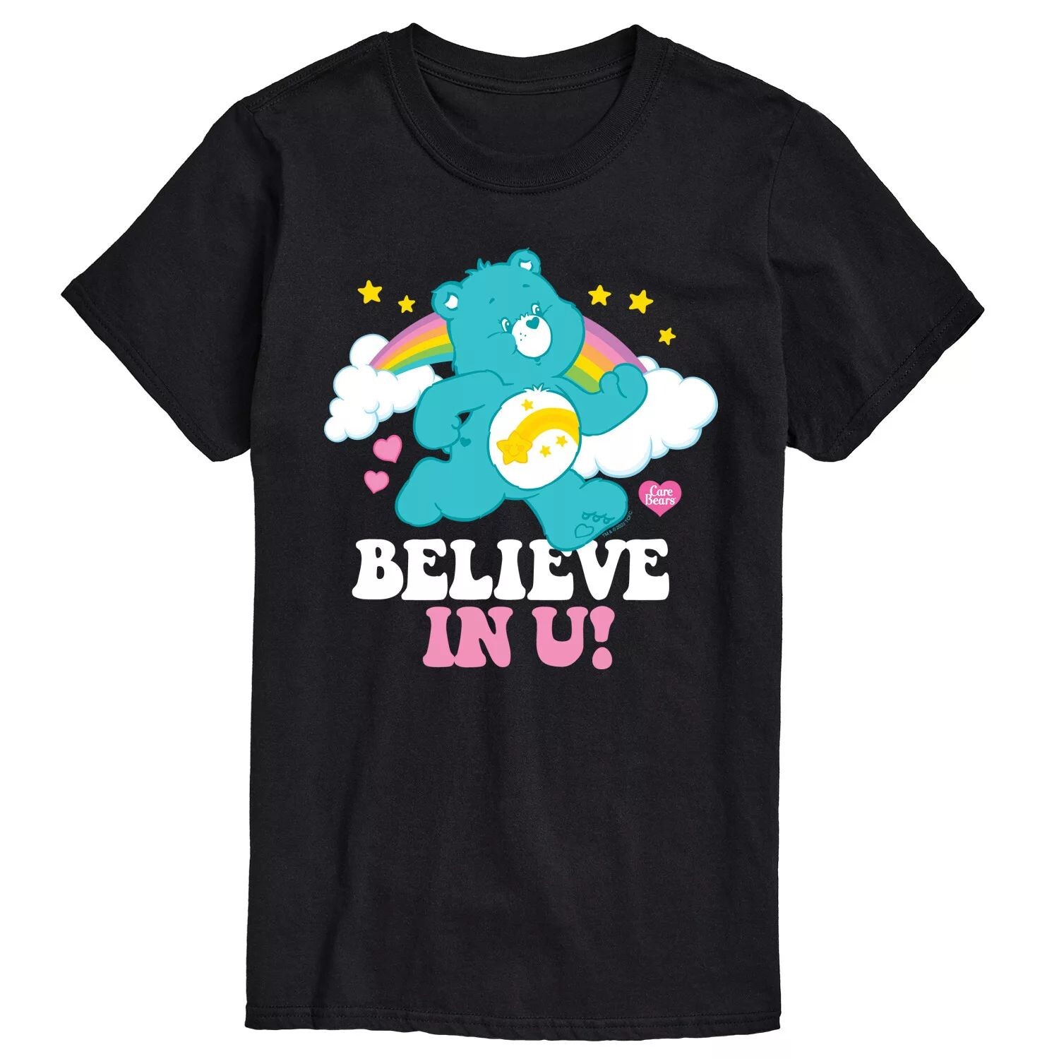 Футболка с рисунком Big & Tall Care Bears Believe In U Licensed Character, черный
Футболка с рисунком Big & Tall Care Bears Believe In U Licensed Character, черный