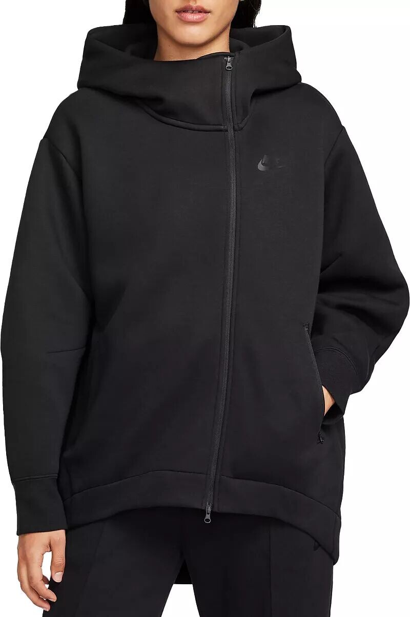 Женская объемная толстовка с капюшоном из технического флиса Nike Sportswear с молнией во всю длину, черный
Женская объемная толстовка с капюшоном из технического флиса Nike Sportswear с молнией во всю длину, черный