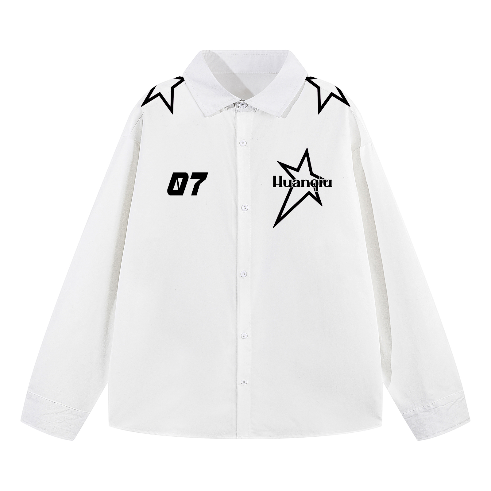 Рубашка Unisex Lapel Moderate HUANQIU, белый
Рубашка Unisex Lapel Moderate HUANQIU, белый