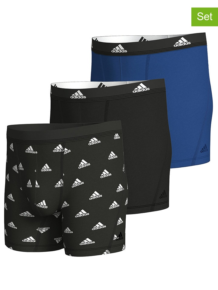 Трусы боксеры adidas, цвет schwarz/blau 
Трусы боксеры adidas, цвет schwarz/blau