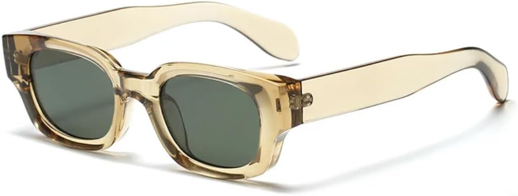 Модные ретро-солнцезащитные очки прямоугольной формы для мужчин и женщин, роскошные, с толстой оправой, популярные винтажные солнцезащитные очки с защитой от УФ-излучения UV400 TVTBBVV, Ligtgreen-green
Модные ретро-солнцезащитные очки прямоугольной формы для мужчин и женщин, роскошные, с толстой оправой, популярные винтажные солнцезащитные очки с защитой от УФ-излучения UV400 TVTBBVV, Ligtgreen-green