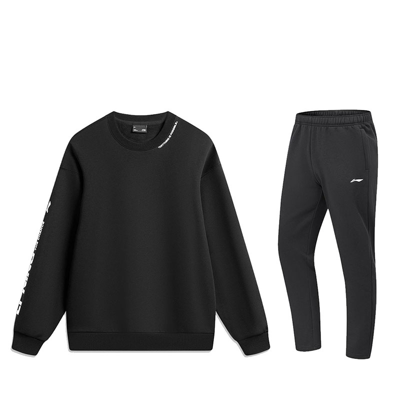 Li Ning Свитшот Сет Мужской 2-предметный сет Li-Ning, черный top+черный pants
Li Ning Свитшот Сет Мужской 2-предметный сет Li-Ning, черный top+черный pants