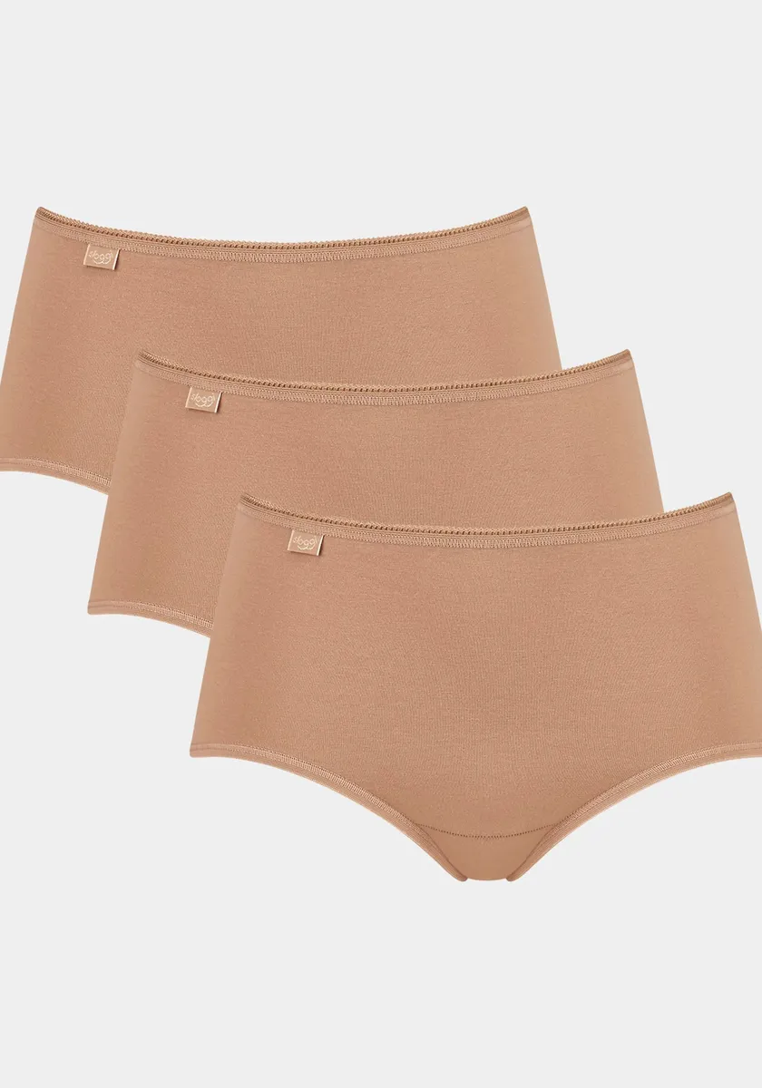 Трусики миди sloggi "24/7 Cotton Midi C3P" (3 шт. в упаковке), с эластичным краем в виде "мышиного зуба", бежевый
Трусики миди sloggi "24/7 Cotton Midi C3P" (3 шт. в упаковке), с эластичным краем в виде "мышиного зуба", бежевый