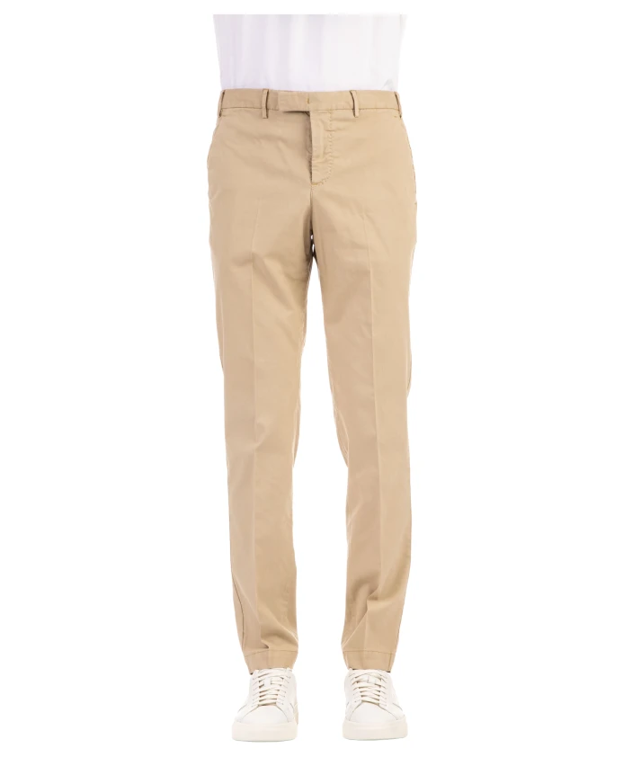 Брюки из эластичного хлопка из твила Pt Torino, бежевый
Брюки из эластичного хлопка из твила Pt Torino, бежевый