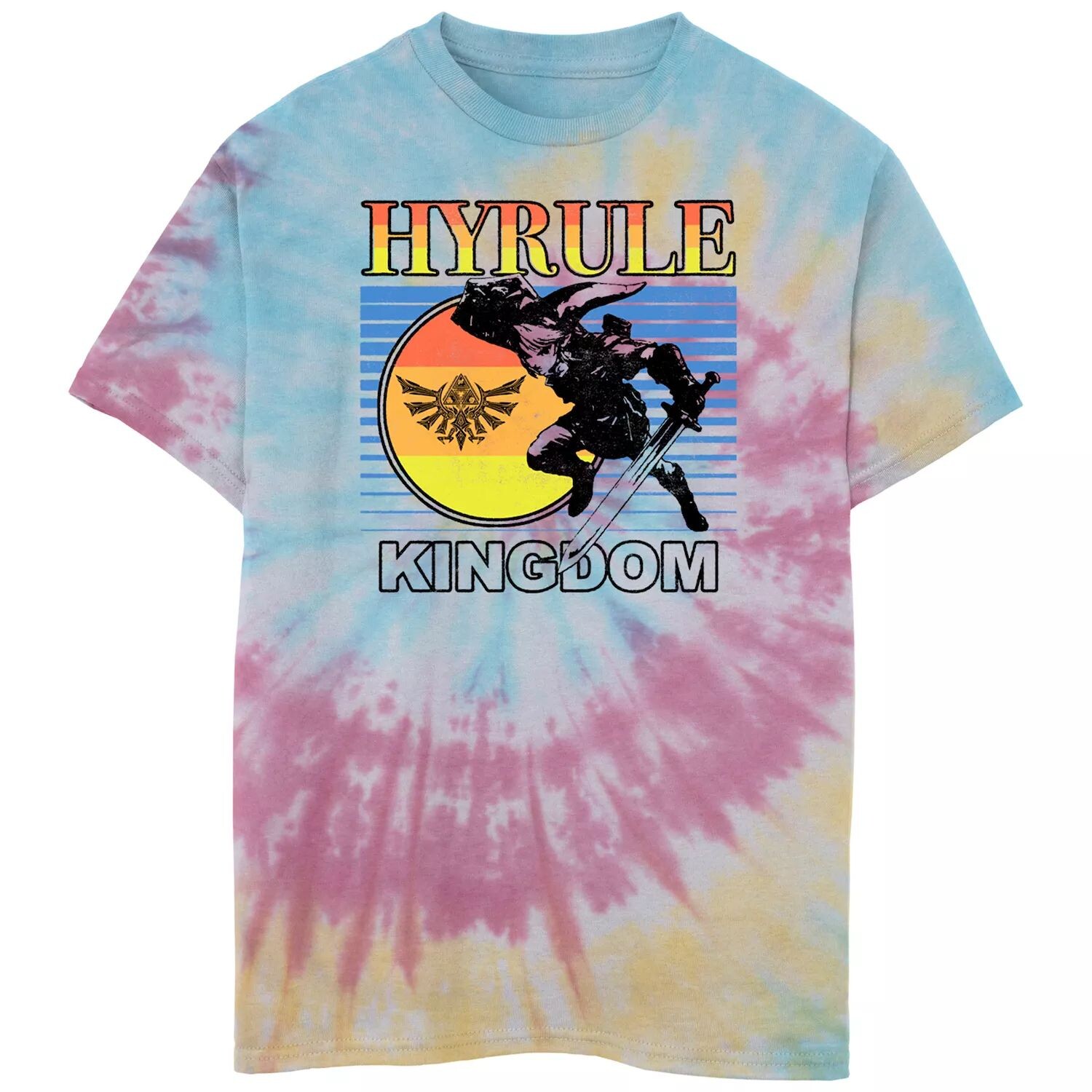 Футболка с рисунком тай-дай в стиле ретро для мальчиков 8–20 лет Nintendo The Legend Of Zelda Hyrule Kingdom Licensed Character 
Футболка с рисунком тай-дай в стиле ретро для мальчиков 8–20 лет Nintendo The Legend Of Zelda Hyrule Kingdom Licensed Character