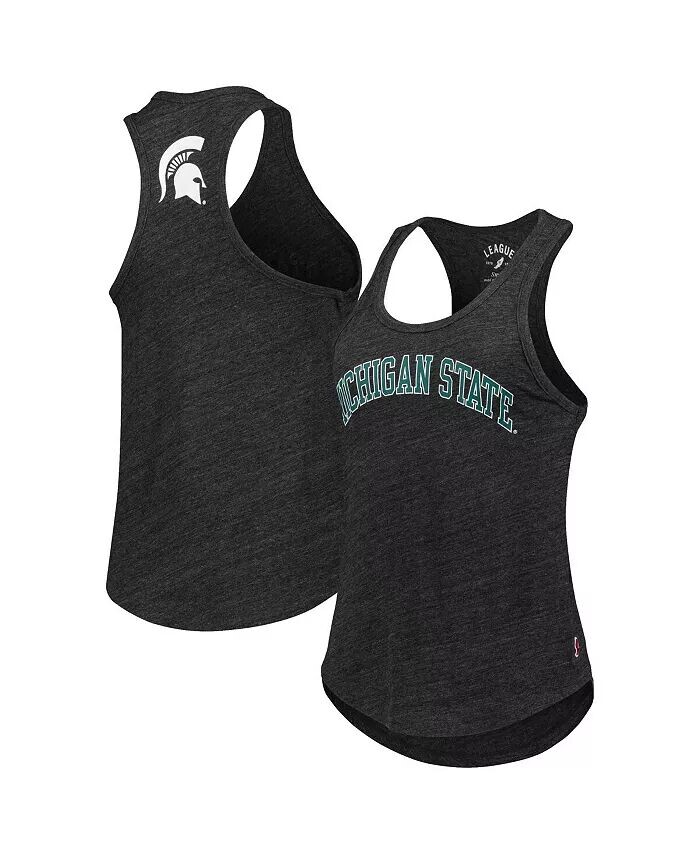 Черная женская майка Michigan State Spartans Two-Hit Intramural Tri-Blend с овальным вырезом и гоночной спиной League Collegiate Wear
Черная женская майка Michigan State Spartans Two-Hit Intramural Tri-Blend с овальным вырезом и гоночной спиной League Collegiate Wear