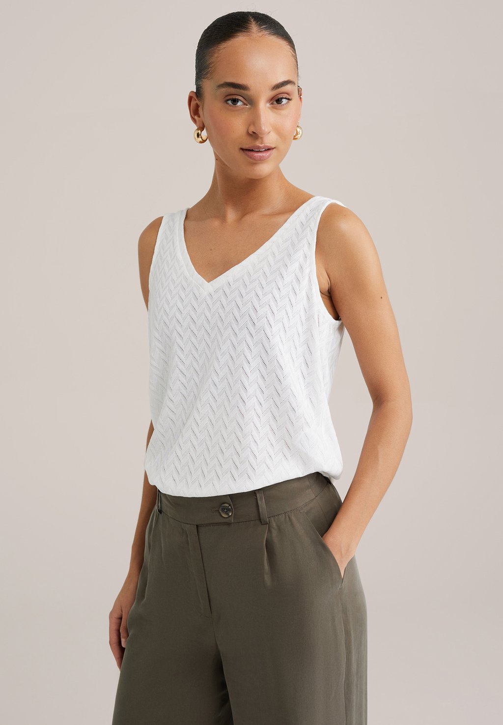 Топ WE Fashion, белый
Топ WE Fashion, белый