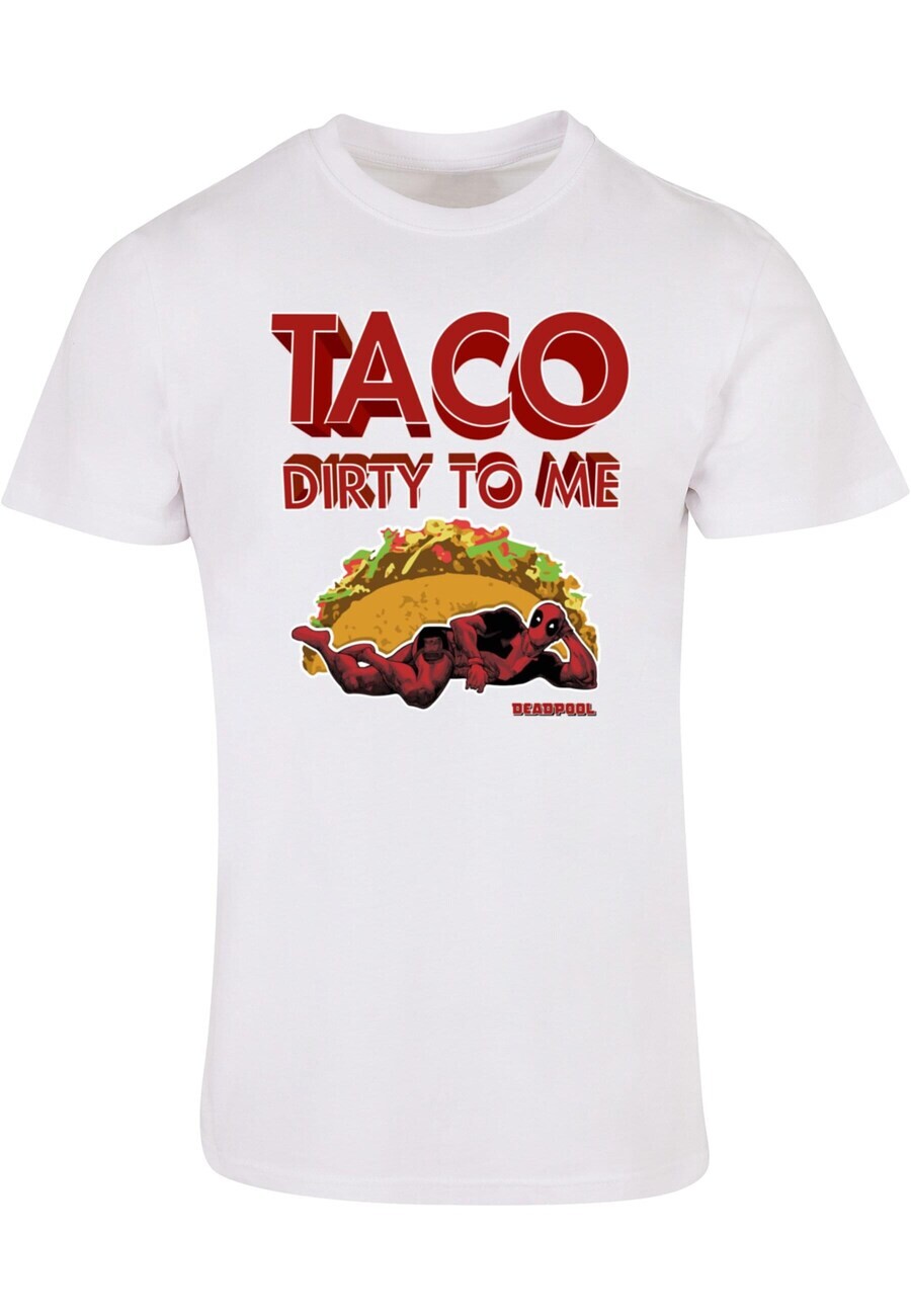 Классическая футболка ABSOLUTE CULT Shirt Deadpool - Taco Dirty To Me, белый
Классическая футболка ABSOLUTE CULT Shirt Deadpool - Taco Dirty To Me, белый