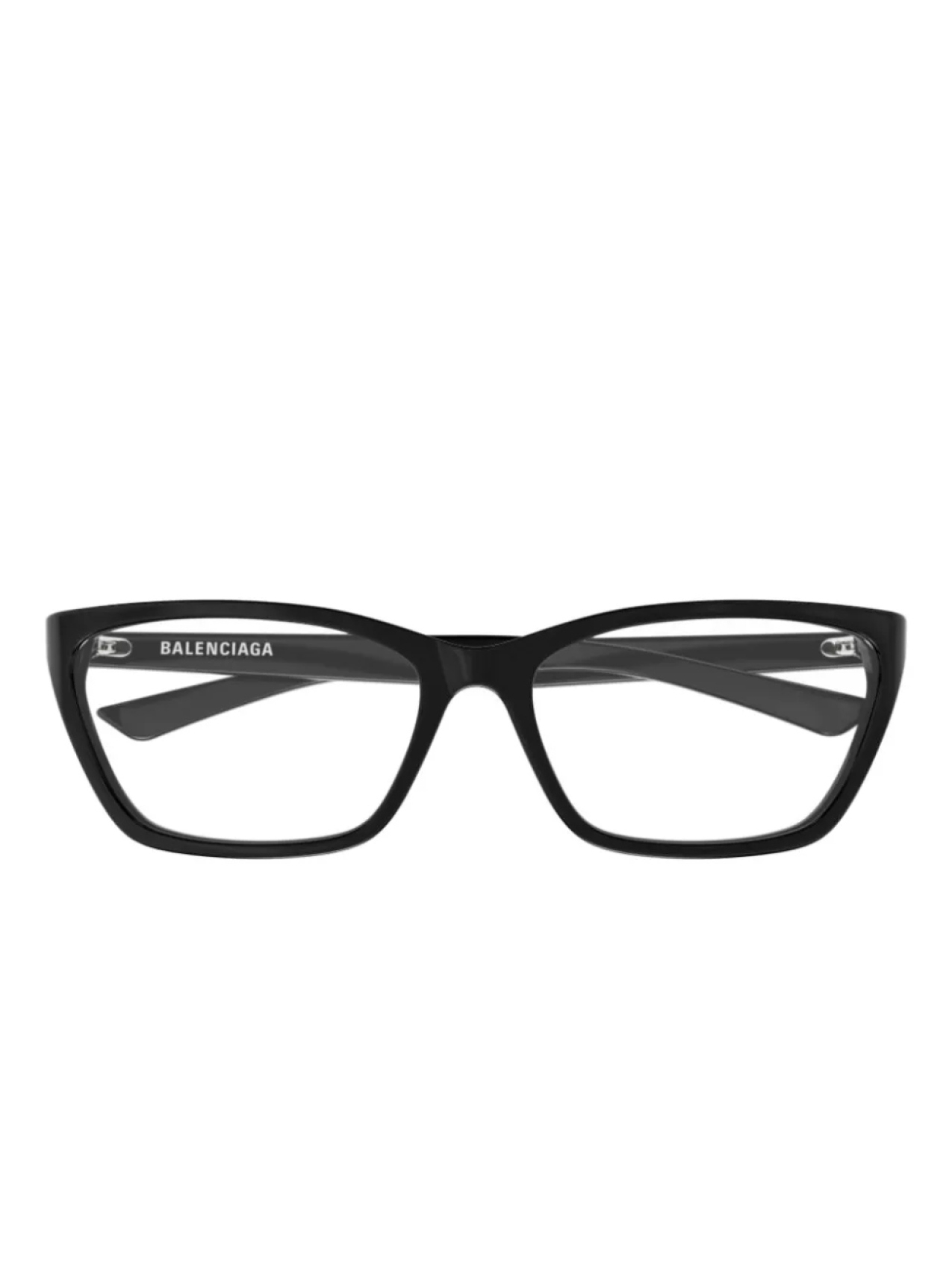 Очки в черной угловатой оправе Balenciaga Eyewear, черный
Очки в черной угловатой оправе Balenciaga Eyewear, черный