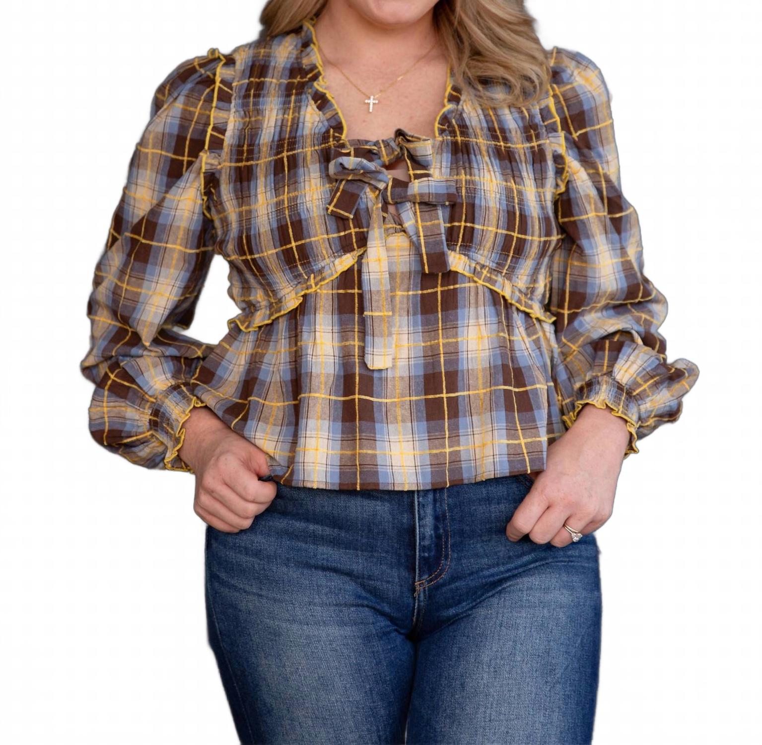 Оливия Боу Тай Топ в разноцветном исполнении Listicle, мультиколор 
Оливия Боу Тай Топ в разноцветном исполнении Listicle, мультиколор