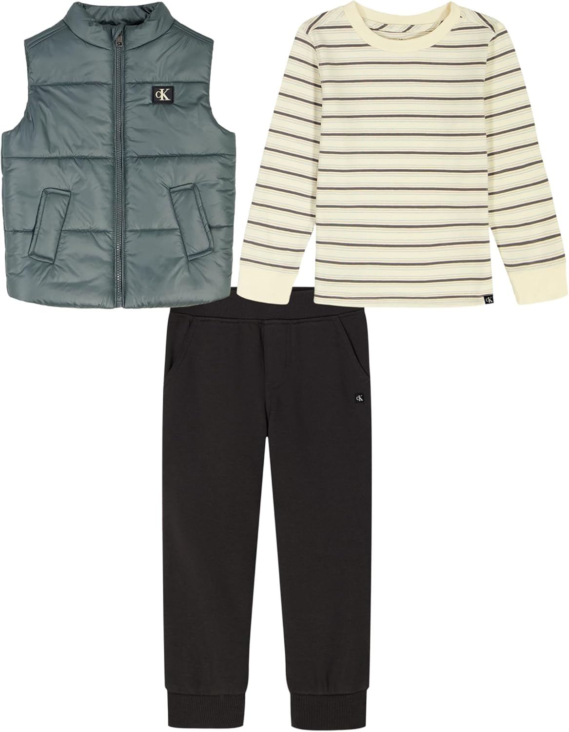 Комплект из 3 жилетов-фонариков Calvin Klein для девочек, Indy Bay/Phanthom
Комплект из 3 жилетов-фонариков Calvin Klein для девочек, Indy Bay/Phanthom