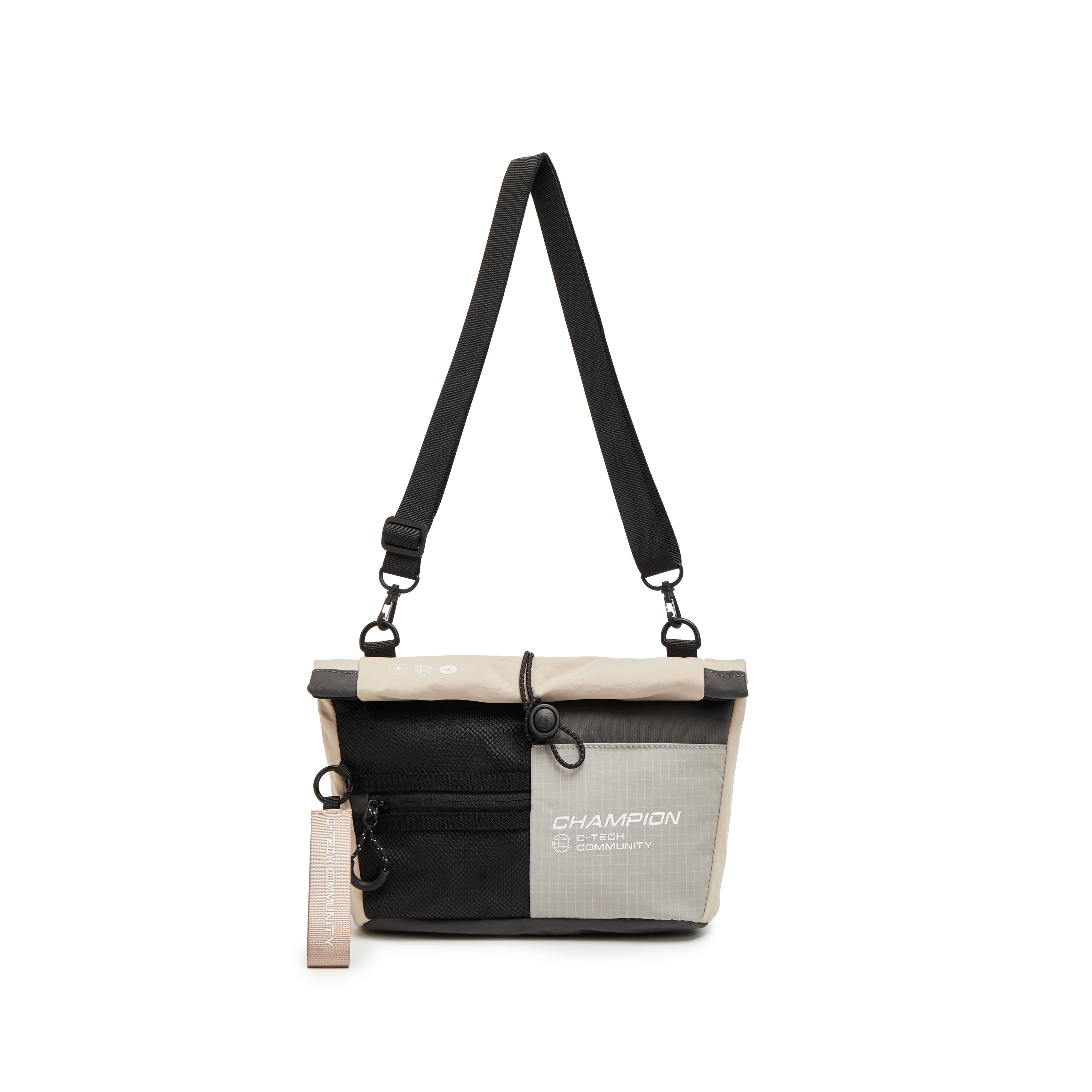 Champion Тканевая наплечная сумка унисекс, Linen/Black/Pebble Silver Gray
Champion Тканевая наплечная сумка унисекс, Linen/Black/Pebble Silver Gray