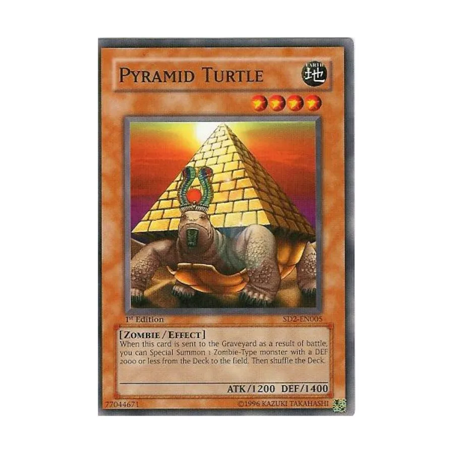 CCG Пирамидальная черепаха (обычная), Yu-Gi-Oh - Structure Deck - Zombie Madness - Singles 
CCG Пирамидальная черепаха (обычная), Yu-Gi-Oh - Structure Deck - Zombie Madness - Singles