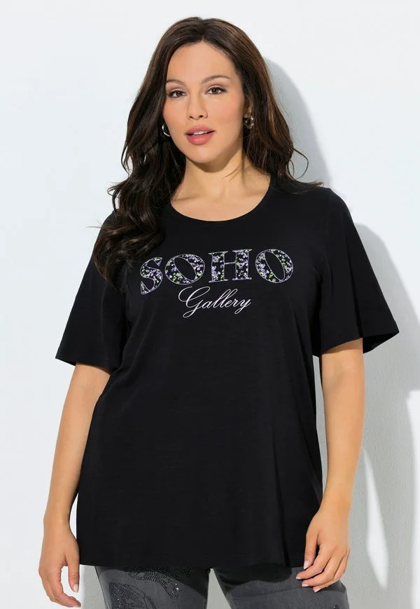 Футболка с вышитой надписью «галерея сохо» Ulla Popken, Black, Черный, Футболка с вышитой надписью «галерея сохо» Ulla Popken, Black
Футболка с вышитой надписью «галерея сохо» Ulla Popken, Black, Черный, Футболка с вышитой надписью «галерея сохо» Ulla Popken, Black