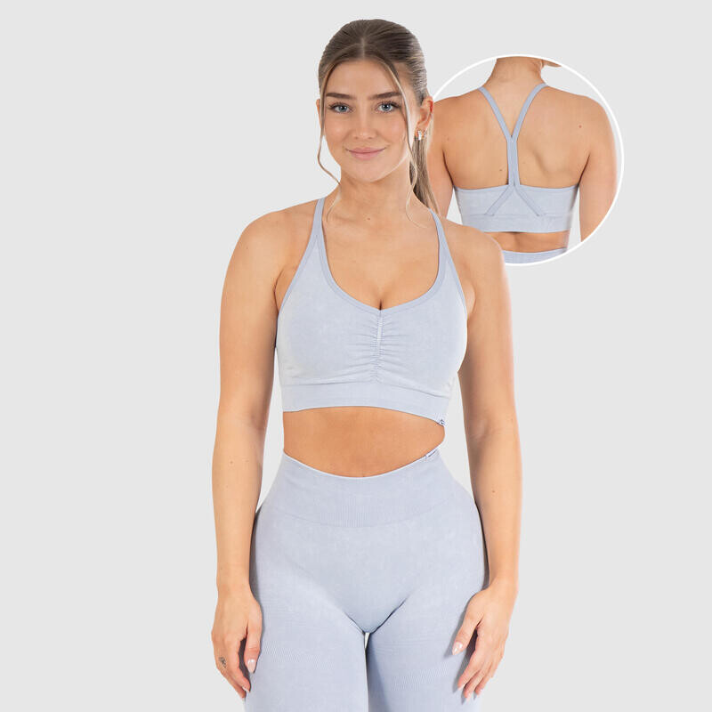 Женский спортивный бюстгальтер батик скранч светло-синий для спорта и отдыха SMILODOX, цвет blau
Женский спортивный бюстгальтер батик скранч светло-синий для спорта и отдыха SMILODOX, цвет blau
