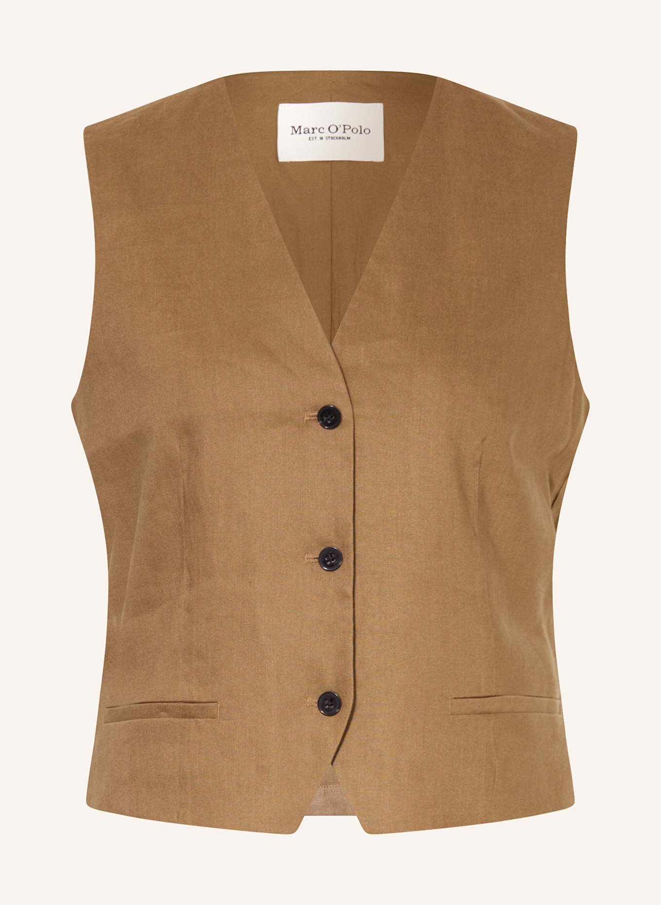 Жилет с льном Marc O'Polo, коричневый
Жилет с льном Marc O'Polo, коричневый