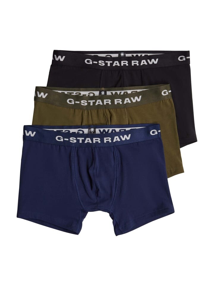 Боксеры G-Star Raw short 3er Pack, цвет blau/schwarz/grün 
Боксеры G-Star Raw short 3er Pack, цвет blau/schwarz/grün