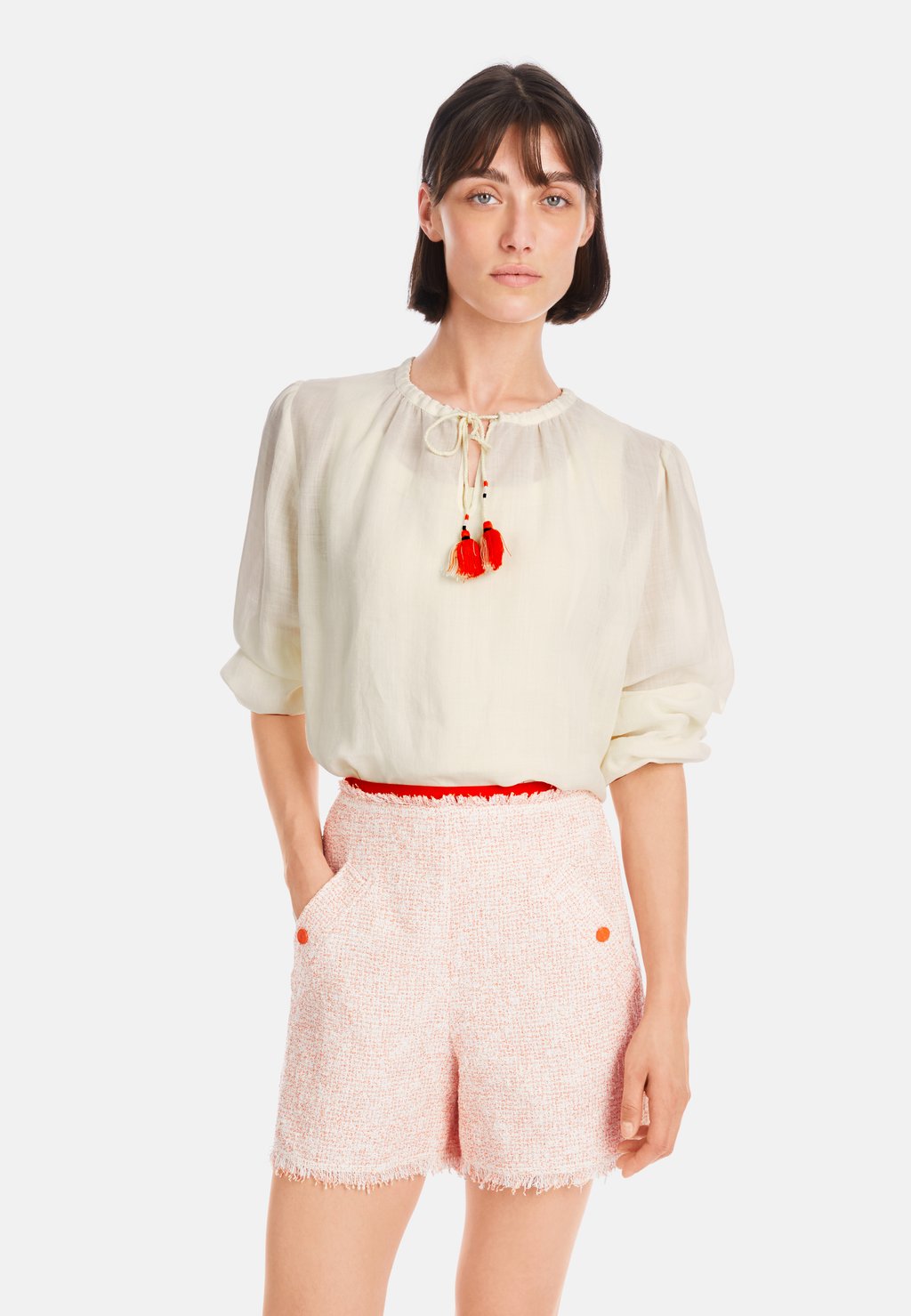 Блуза Marc Cain, бежевый 
Блуза Marc Cain, бежевый