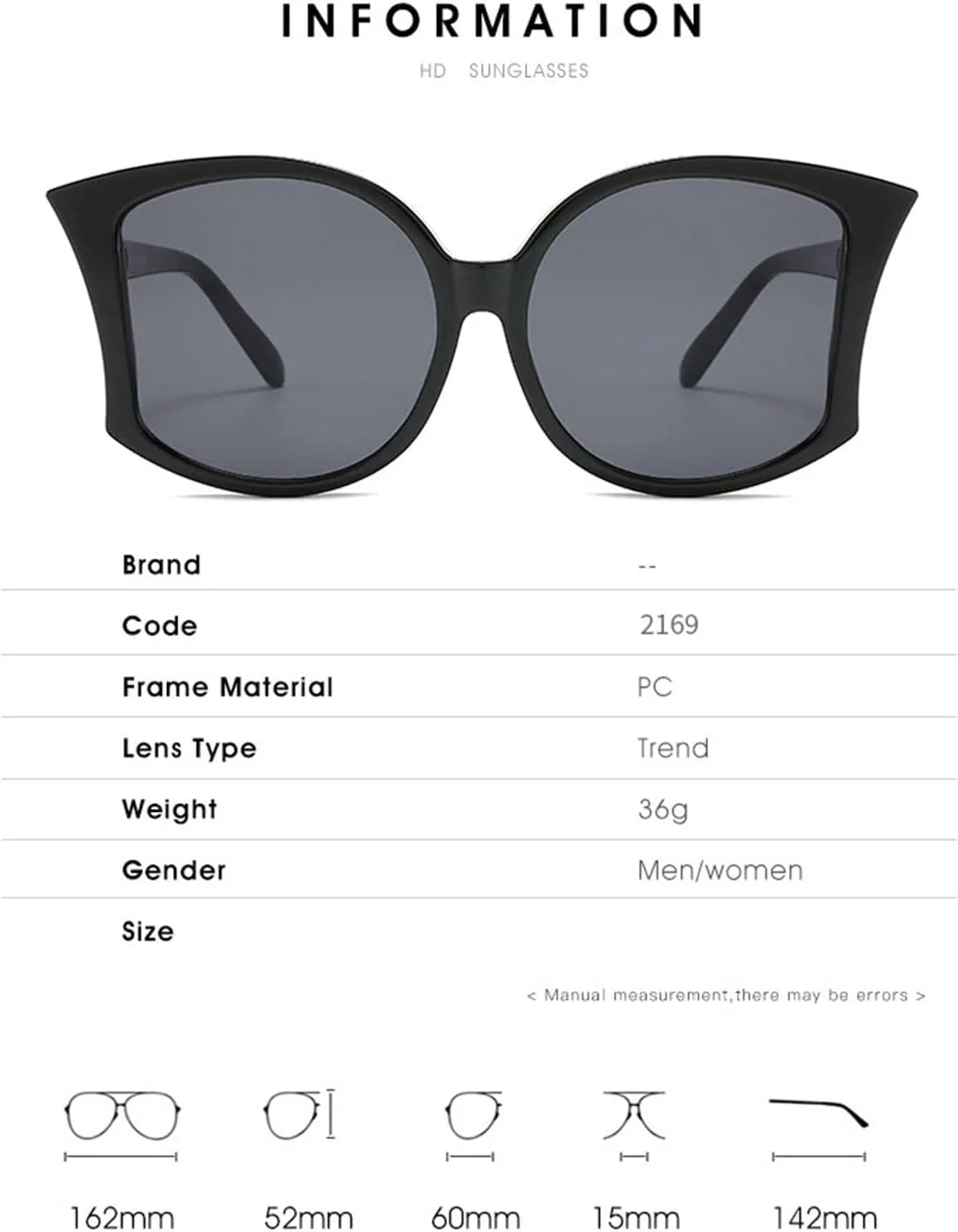 Солнцезащитные очки GAOXIN в крупной оправе для мужчин и женщин, идеально подходящие для защиты от солнца и отдыха на пляже (Цвет: C, Размер: Средний), C
Солнцезащитные очки GAOXIN в крупной оправе для мужчин и женщин, идеально подходящие для защиты от солнца и отдыха на пляже (Цвет: C, Размер: Средний), C