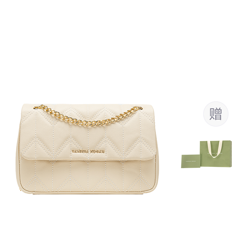 VANESSA HOGAN Кожаная сумка через плечо с цепью и узором Мяо Ке, Ecru
VANESSA HOGAN Кожаная сумка через плечо с цепью и узором Мяо Ке, Ecru