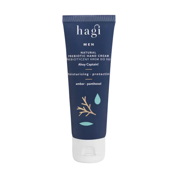 Крем для рук увлажняющий и защитный с пребиотиком, 50 мл Hagi Ahoj kapitanie
Крем для рук увлажняющий и защитный с пребиотиком, 50 мл Hagi Ahoj kapitanie
