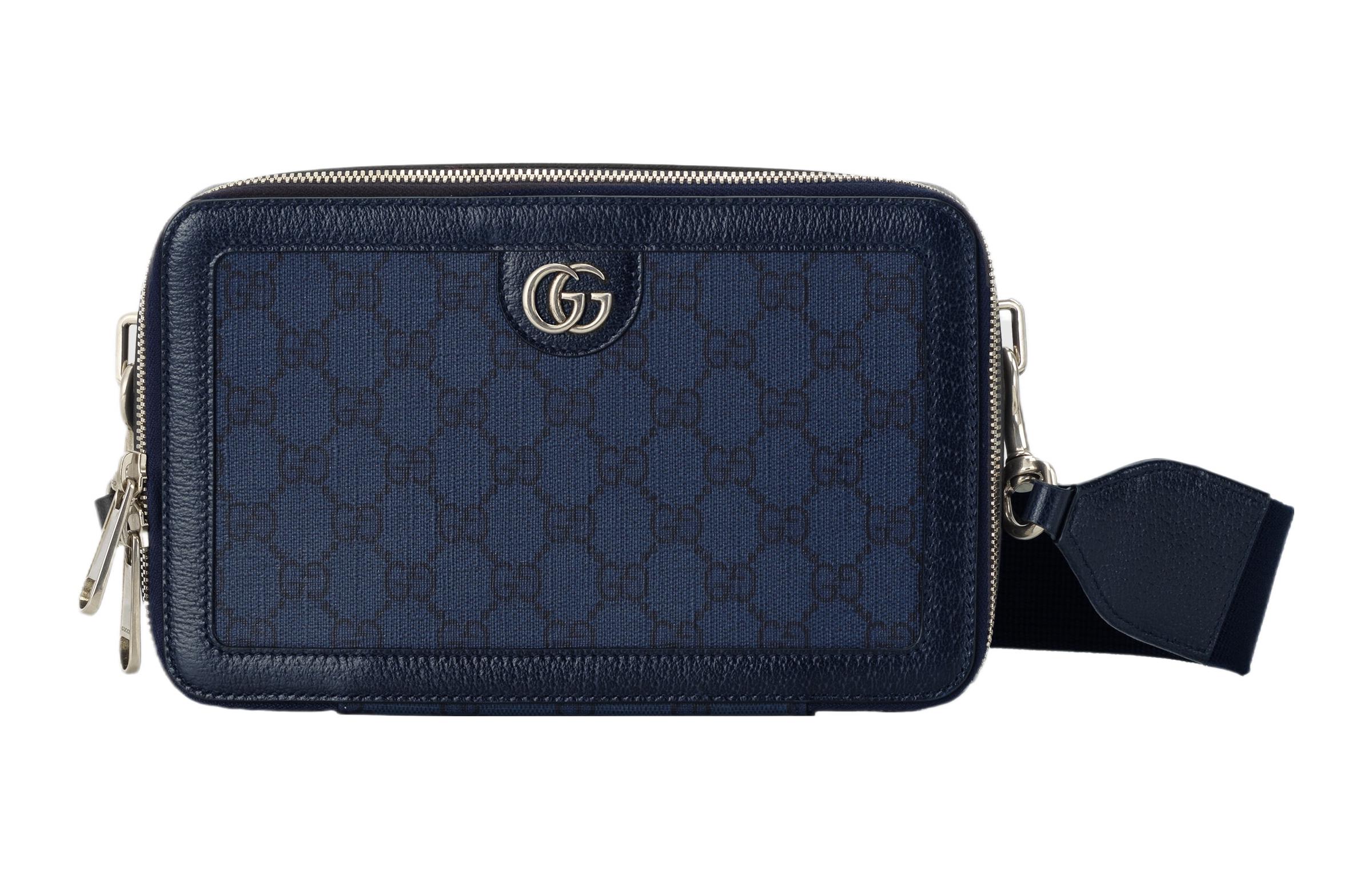 Gucci Сумка через плечо Ophidia из канваса с кожаной окантовкой, мужская, сине-черная
Gucci Сумка через плечо Ophidia из канваса с кожаной окантовкой, мужская, сине-черная