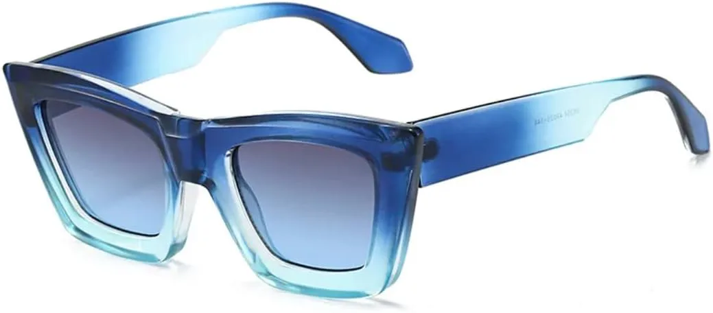 Модные солнцезащитные очки «кошачий глаз» с градиентным переходом цвета, винтажные квадратные очки класса люкс с защитой от УФ-излучения UV400 UATXTAU, Blue
Модные солнцезащитные очки «кошачий глаз» с градиентным переходом цвета, винтажные квадратные очки класса люкс с защитой от УФ-излучения UV400 UATXTAU, Blue